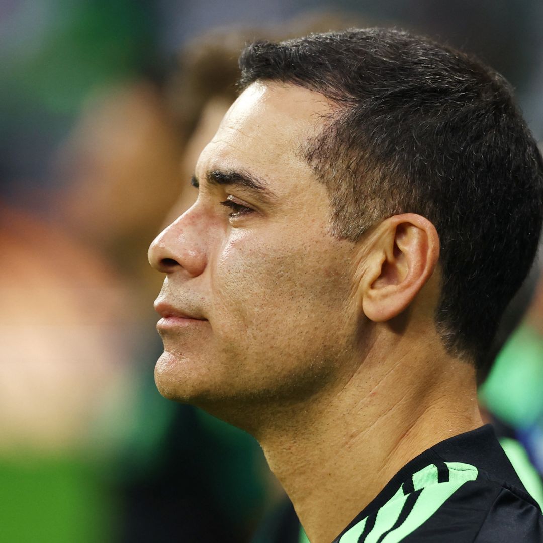 Rafael Márquez durante un partido de la selección mexicana como director técnico